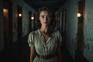 Beautiful German woman in 1940s dress - P7.jpg