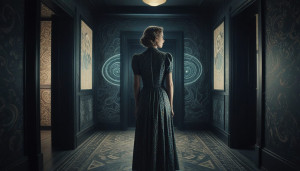 Beautiful German woman in 1940s dress - R5L.jpg