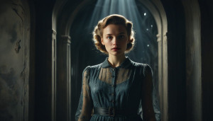Beautiful German woman in 1940s dress - FX.jpg