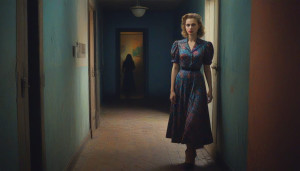 Beautiful German woman in 1940s dress - J9.jpg