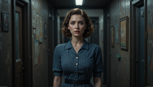 Beautiful German woman in 1940s dress - PL01.png