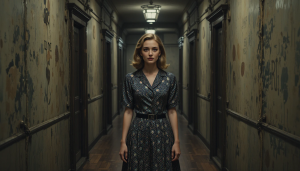 Beautiful German woman in 1940s dress - PL03.png