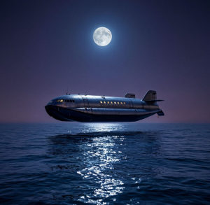 Гигантский экраноплан в Каспийском море .png