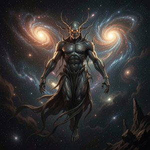 A colossal, ancient deity formed from swirling nebulae.jpg