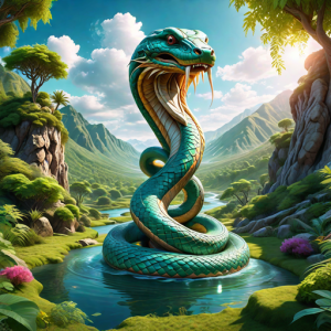 Giant Kundalini serpent awakens - H8.png