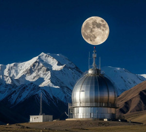 Станция космической связи в горах Памира.jpg