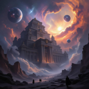 A colossal, ancient city in a swirling nebula - Н11.jpg
