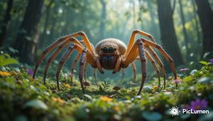 Giant itsy-bitsy spider in magical forest -  PL1.png