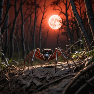 Giant itsy-bitsy spider in magical forest -  H2.png