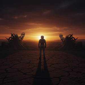 A lone astronaut stands on a desolate, alien planet - F24B.jpg