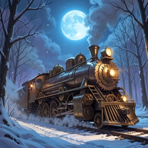 Steampunk locomotive train in winter forest - F29.jpg