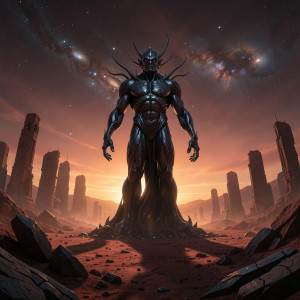 A colossal, ancient deity carved from obsidian - F24.jpg