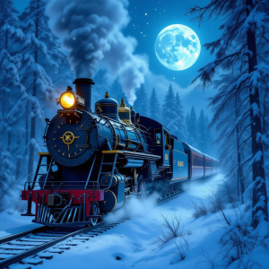 Steampunk locomotive train in winter forest - H11.jpg