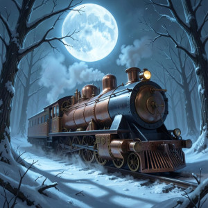 Steampunk locomotive train in winter forest - F24.jpg