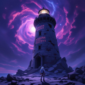 Astronaut stands at the base of crumbling lighthouse - H11.jpg