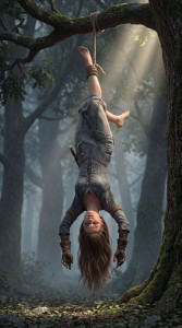 Isolda upside down by one ankle.jpg