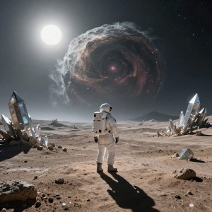 Astronaut gazing at a colossal structure - Z.jpg