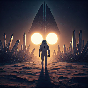 Astronaut gazing at a colossal structure - G3.jpg