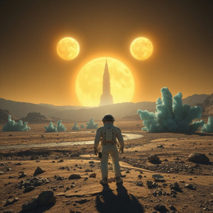 Astronaut gazing at a colossal structure - JFL.jpg