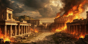 Burning ancient city in Roman Empire - S.jpg
