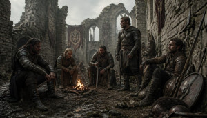 Medieval mercenaries in abandoned castle - GPT2.jpg