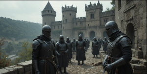 Medieval mercenaries in abandoned castle - PL.png