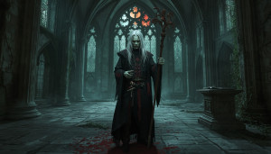 Medieval warlock in abandoned castle under blood moon - L.jpg