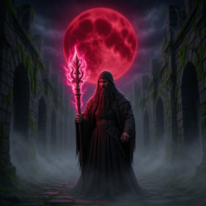 Medieval warlock in abandoned castle under blood moon - F24B.jpg