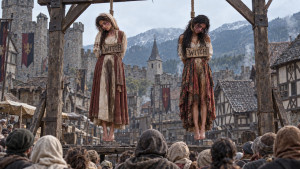 Avelira and Esmeralda hanged like witches.jpg