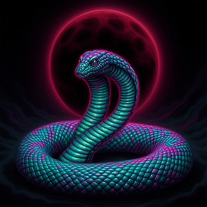 Giant Kundalini serpent under black sun - F24В.jpg
