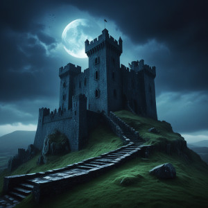 Magical castle in Ireland under Black Sun - JX.jpg