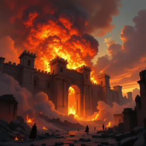 Gigantic wall of roaring fire destroys ancient city - H11.jpg