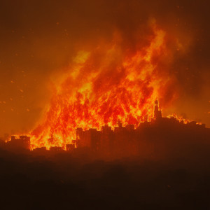Gigantic wall of roaring fire destroys ancient city - F24B.jpg