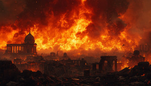 Gigantic wall of roaring fire destroys ancient city - L1.jpg
