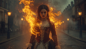 Spontaneous combustion of a beautiful  woman in Victorian London - L.jpg