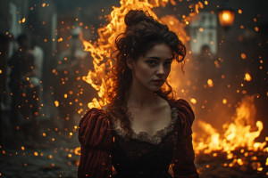 Spontaneous combustion of a beautiful  woman - P2.jpg