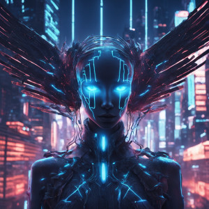AI Goddess of Pain and Death in cyberspace - SDXL.jpg