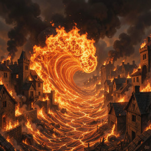 Gigantic wave of roaring fire destroys medieval city - F24.jpg