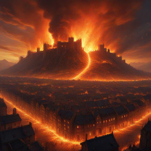 Gigantic wave of roaring fire destroys medieval city - JХL.jpg
