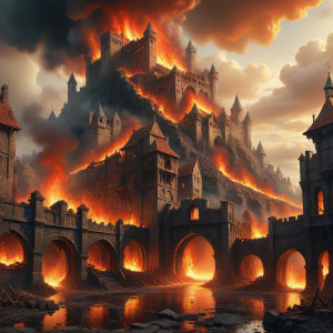 Gigantic wave of roaring fire destroys medieval city - СCХL.jpg