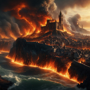 Gigantic wave of roaring fire destroys medieval city - FХL.jpg