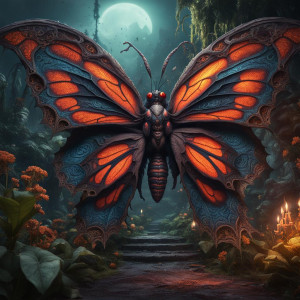 Giant demonic butterfly in the Garden of Hell.jpg