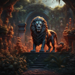 Demonic Lion in the Garden of Hell.jpg