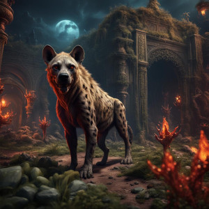 Demonic hyena in the Garden of Hell.jpg