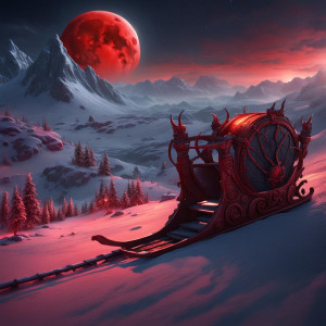 Demonic toboggan in the tundra under full round blood-red moon.jpg