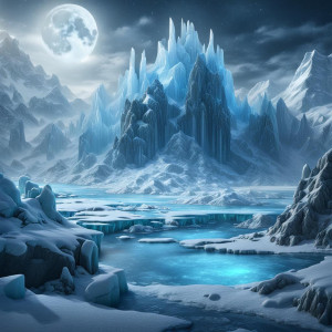 Ice madness in the Arctic under full round blue moon.jpg