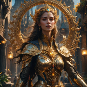 Beautiful woman with a golden aura.jpg