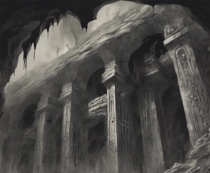 Giant necropolis in the depths of Hell - DS.png