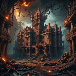 Demonic mental asylum in the depths of Hell.jpg