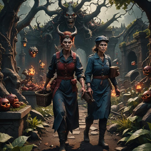 Demonic mailwoman in the Garden of Hell.jpg